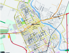карта города